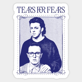 -- Tears For Fears -- 80s Aesthetic Sticker